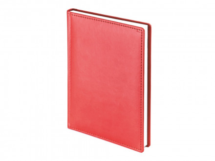 Ежедневник А5 датированный Velvet 2026, красный