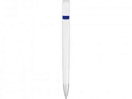 Ручка шариковая Rio, черные чернила, белый/ярко-синий