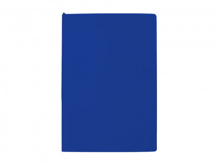 Бизнес-блокнот C1 софт-тач, гибкая обложка, 128 листов, синий