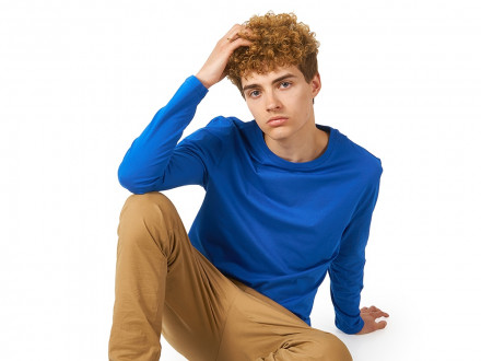 Лонгслив Porto мужской, кл синий