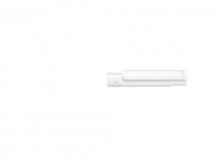 Роллер из переработанного rPET материала RECYCLED PET PEN PRO R, белый с синими чернилами