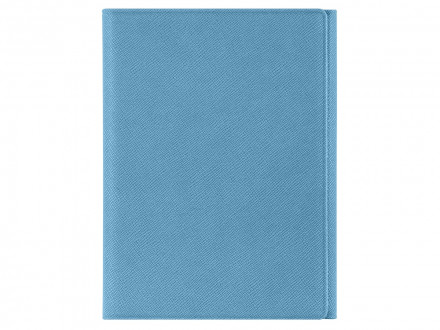 Обложка на магнитах для автодокументов и паспорта Favor, голубая