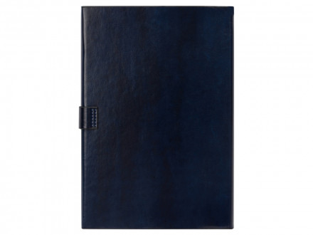 Бизнес-блокнот А5 с клапаном Fabrizio, 80 листов, темно-синий