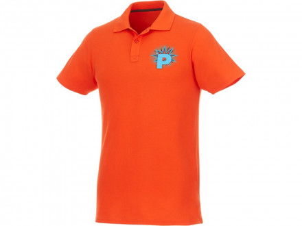 Мужское поло Helios с коротким рукавом, оранжевый