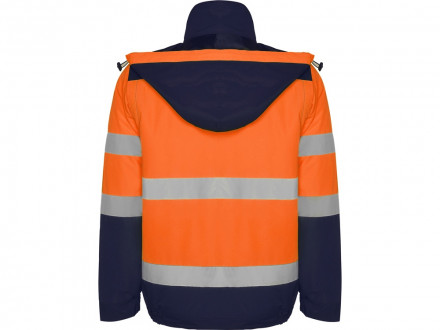 Парка Epsylon, нэйви/неоновый оранжевый