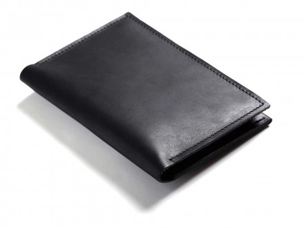 Подарочный набор Long River: обложка для паспорта, ключница (без лого Long River), черная коробка