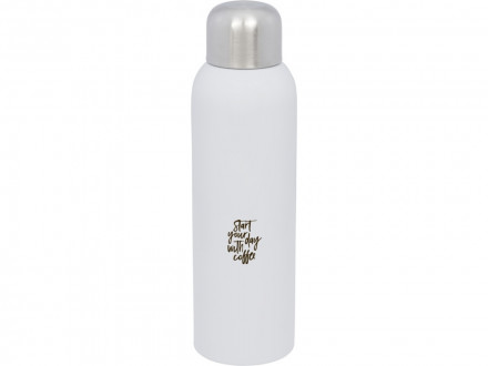 Бутылка для воды Guzzle из нержавеющей стали, сертифицированной по стандарту RCS, 820 мл - Белый