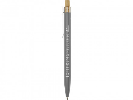 Nooshin шариковая ручка из переработанного алюминия, черные чернила - Серый