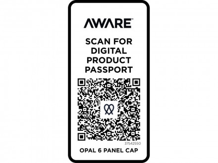 Opal с 6 панелями Aware™ кепка из переработанных материалов - Темно - синий