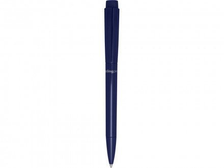 Martha шариковая ручка из переработанной пластмассы - Темно - синий, черные чернила
