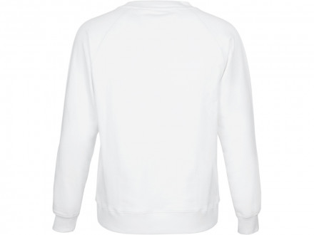 Свитшот оверсайз с рукавом реглан Belgrade, унисекс, белый