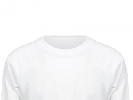 Свитшот оверсайз с рукавом реглан Belgrade, унисекс, белый