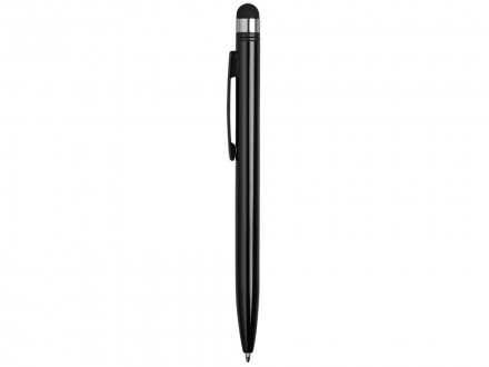 Ручка-стилус пластиковая шариковая Poke, черный