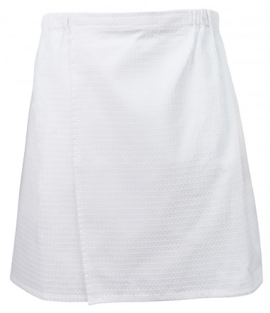 Банный набор с килтом Healing, мужской, белый