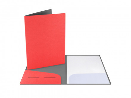 Папка классическая из экокожи Favor, красный