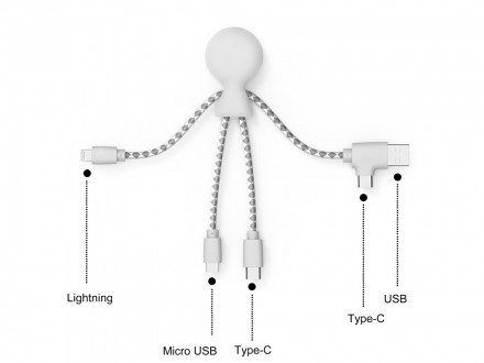 Зарядный кабель Mr. Bio в картонной упаковке