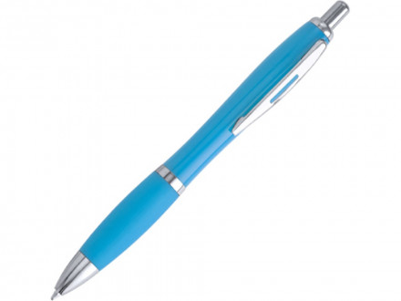 Ручка пластиковая шариковая MERLIN, голубой