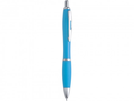 Ручка пластиковая шариковая MERLIN, голубой