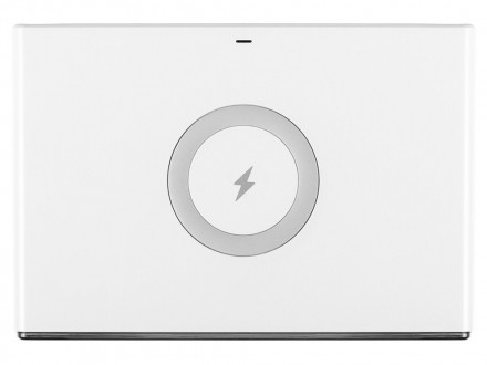 Часы с беспроводным зарядным устройством Rombica Timebox 2, белый