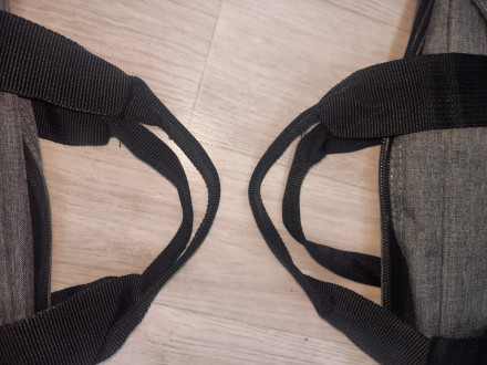 Сумка для ноутбука Wing с вертикальным наружным карманом, черный (Р)