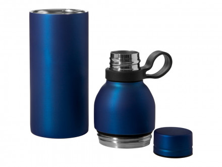 Универсальная составная термобутылка Inverse, 550 мл, синий металлик (Р)