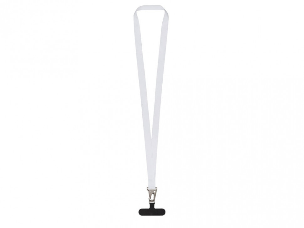Ланъярд 2,5 см под сублимацию с большим карабином и узким держателем для телефона из ПЭ