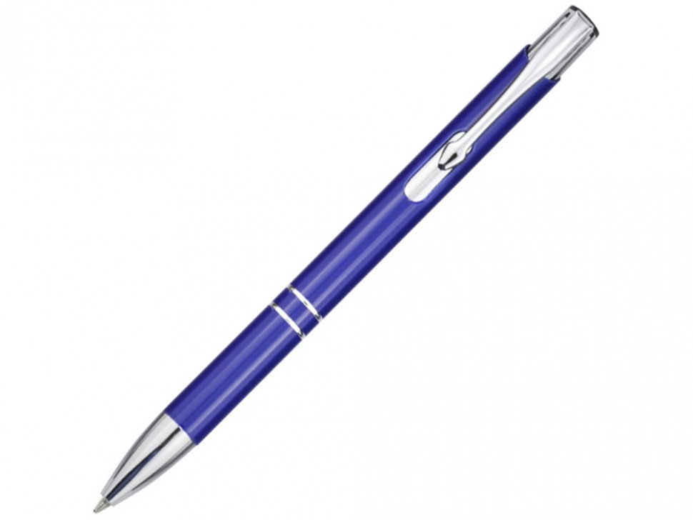 Шариковая ручка Moneta из переработанного алюминия - Ярко-синий