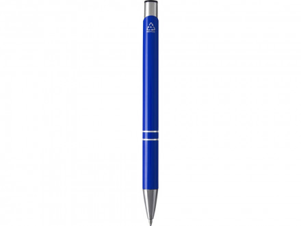 Шариковая ручка Moneta из переработанного алюминия - Ярко-синий