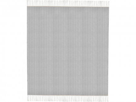 Плед Ёлочка 150х180 см. ПРЕМИУМ (серый однотонное) (Р)