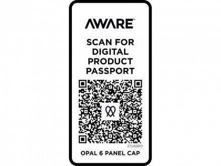 Opal с 6 панелями Aware™ кепка из переработанных материалов - Зеленый