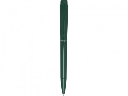 Martha шариковая ручка из переработанной пластмассы - Зеленый лесной, черные чернила