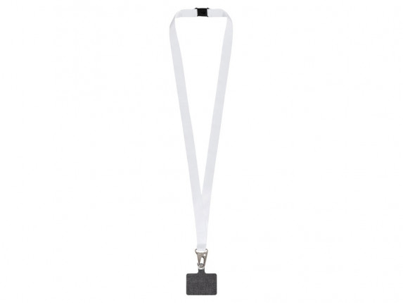 Ланъярд 2,5 см под сублимацию с большим карабином, замком обрыва и большим держателем для телефона из ПЭ