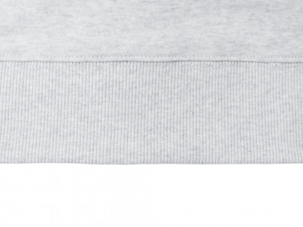 Свитшот оверсайз с рукавом реглан Belgrade, унисекс, серый меланж