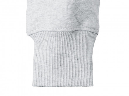 Свитшот оверсайз с рукавом реглан Belgrade, унисекс, серый меланж