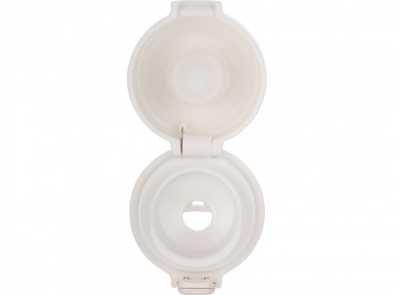 Вакуумная термокружка Waterline c кнопкой Guard, 400 мл, белый