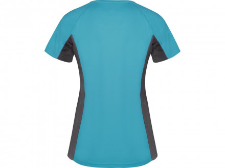 Футболка Shanghai женская, бирюзовый/графитовый