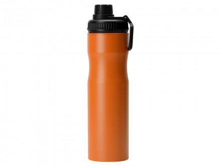 Бутылка для воды Supply Waterline, нерж сталь, 850 мл, оранжевый/черный