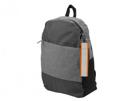 Светоотражающий брелок Reflector, серебристый/неоновый оранжевый