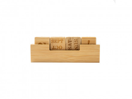 Календарь настольный вечный MEDUS, бежевый