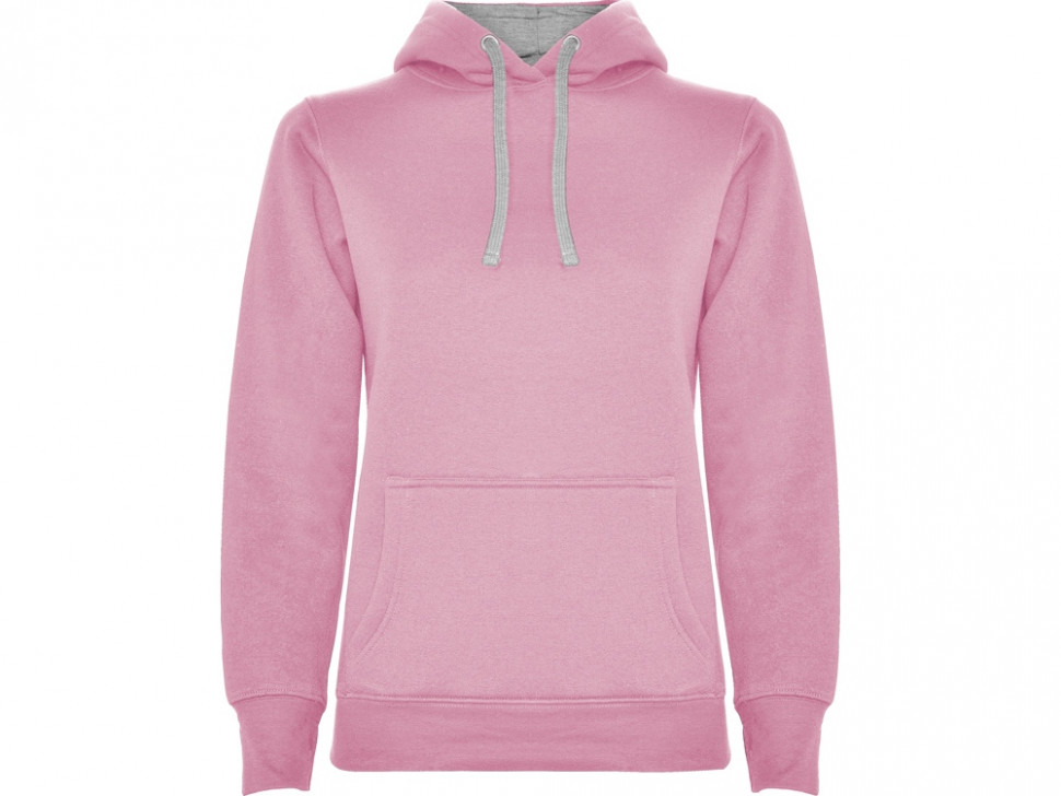 Толстовка с капюшоном Urban женская, светло-розовый