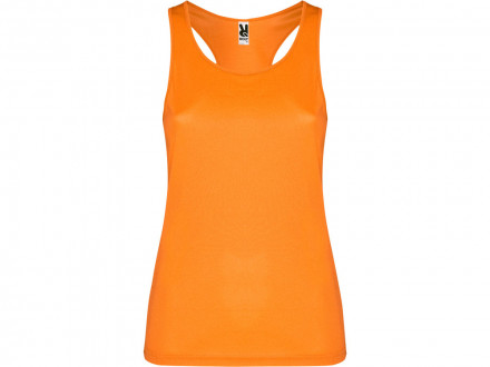 Топ спортивный Shura женский, неоновый оранжевый