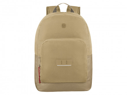 Рюкзак WENGER Crango 16, бежевый, переработанный ПЭТ/Полиэстер, 33х22х46 см, 27 л.