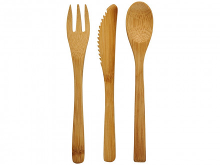 Набор столовых приборов Celuk из бамбука, натуральный