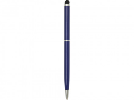 Шариковая ручка Ore алюминиевая со стилусом - Синий