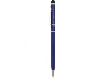 Шариковая ручка Ore алюминиевая со стилусом - Синий