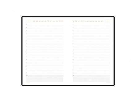 Ежедневник А5 недатированный Mercury, зеленый