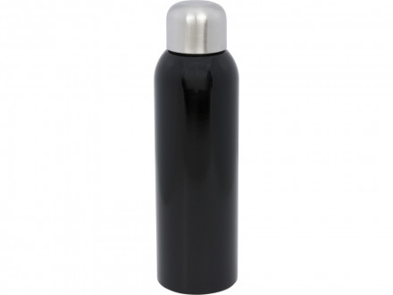 Бутылка для воды Guzzle из нержавеющей стали, сертифицированной по стандарту RCS, 820 мл - Черный