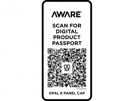 Opal с 6 панелями Aware™ кепка из переработанных материалов - сплошной черный