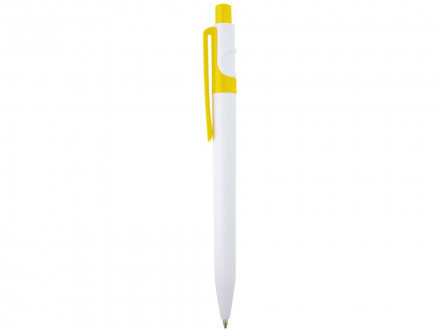 Unica шариковая ручка из переработанной пластмассы - Желтый (черные чернила)