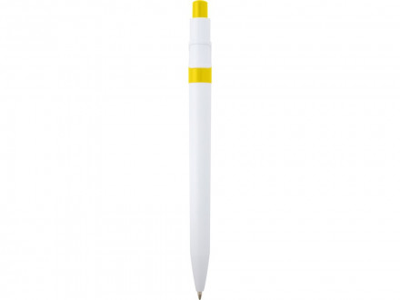 Unica шариковая ручка из переработанной пластмассы - Желтый (черные чернила)